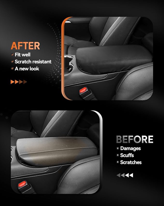 CDEFG for 2021-2025 Toyota Venza Center Console Cover Armrest Box Cover for - Image 3