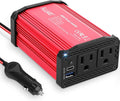 300W Car Power Inverter 12v to 110v, Car Plug in Adapter Outlet by ALLWEI