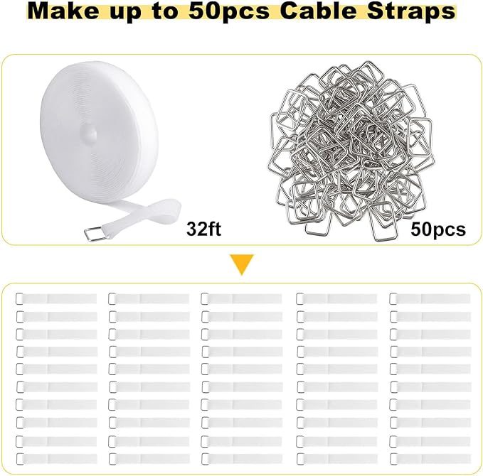 1"x32ft Hook and Loop Straps - Image 5