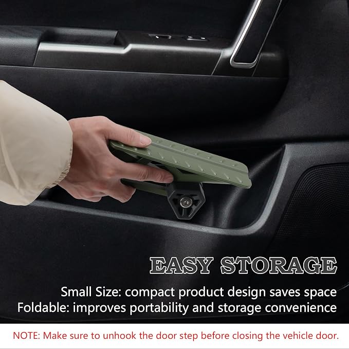 COWVIE Foldable Car Door Step Stand Pedal - Image 7