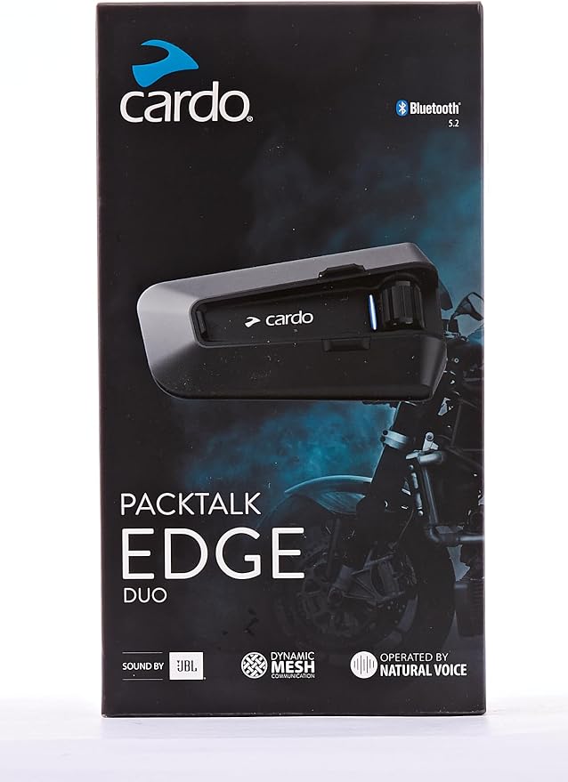 Cardo PACKTALK Edge Motorcycle Bluetooth Communication System Headset Intercom - Image 12