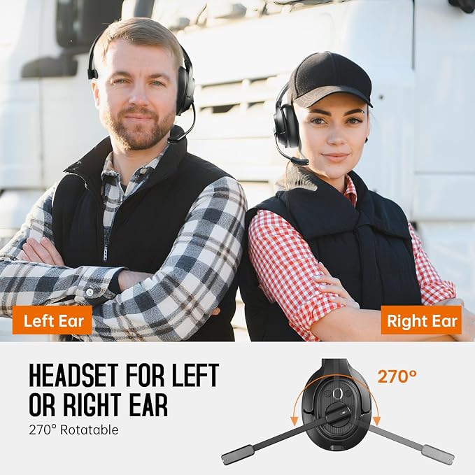 EKSA [Upgrated Trucker Bluetooth Headset - Image 7
