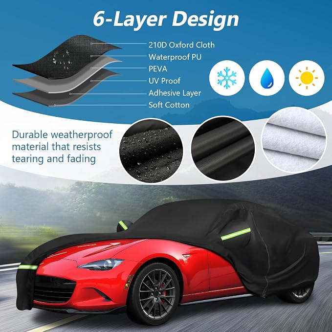 Waterproof Full Car Cover Custom Fit - Image 2