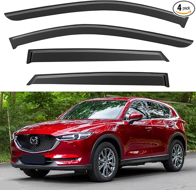 Window Visors Rain Guards Shield by YQAUTEC