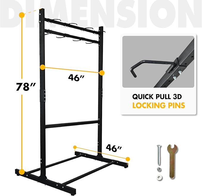 Freestanding 8 Bike Storage Rack - Image 2