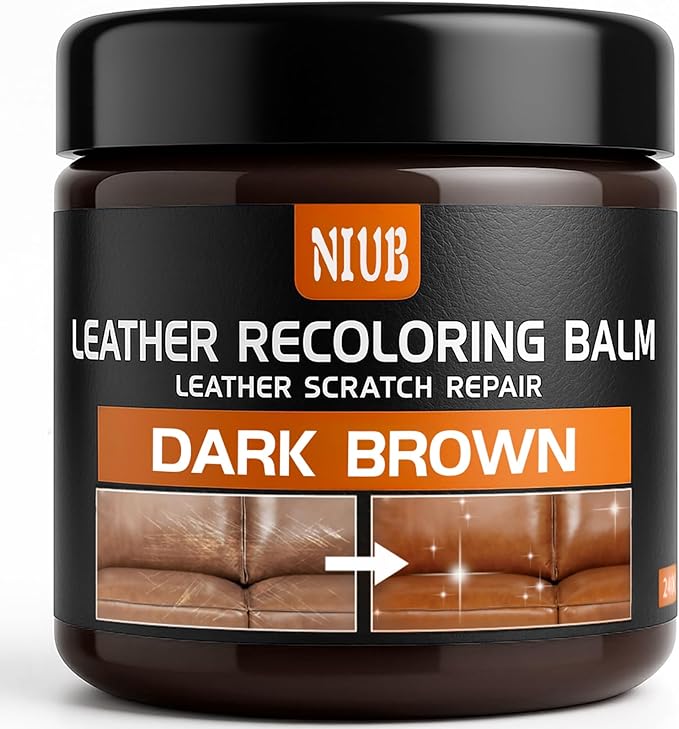 Leather Recoloring Balm Leather Color Restorer Scratch Repair Leather Paint by NIUB
