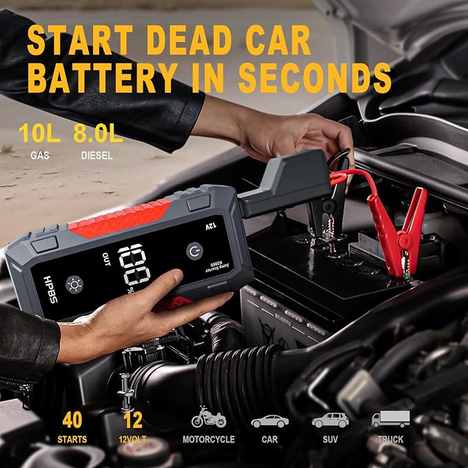 Jump Starter - 4000A Jump Starter Battery Pack - Image 2