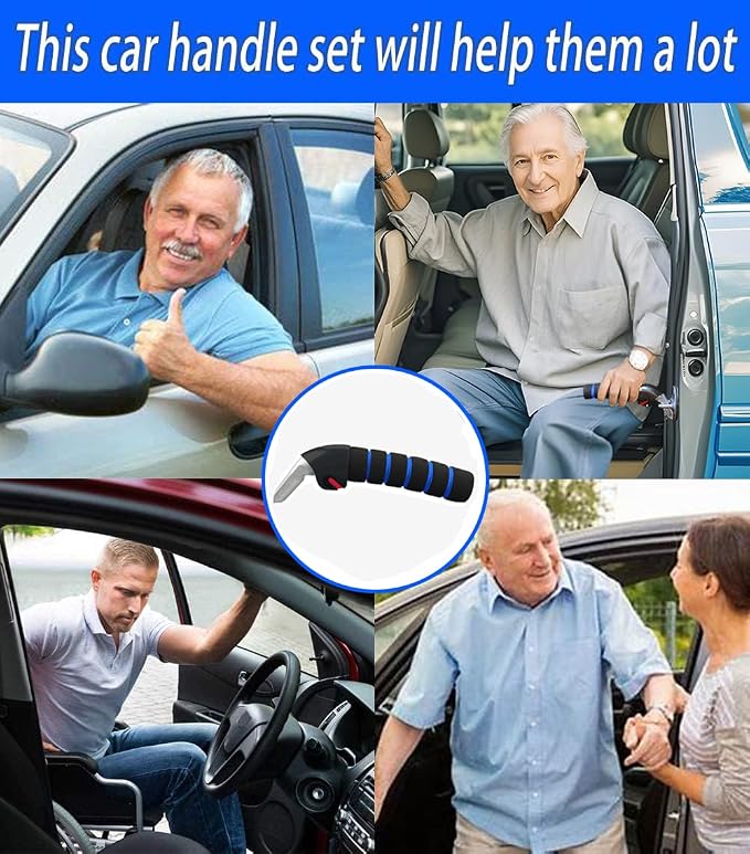 2Pack Car Door Handle for Elderly Car Handle Assist Support Multifunction for - Image 7