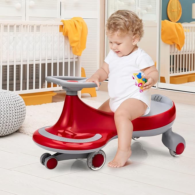 HONEY JOY Wiggle Car, 2 in 1 Swing Car - Image 8