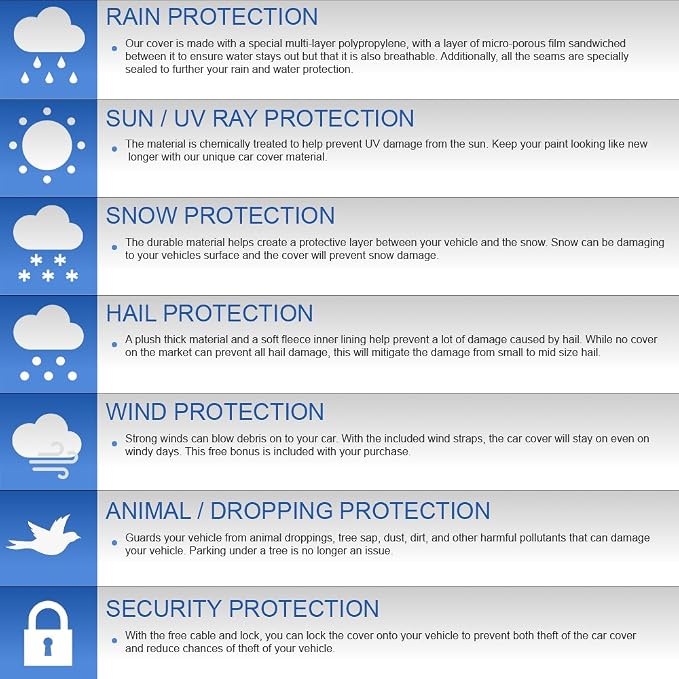 Car Covers Weatherproof Max Truck Cover & Warranty Compatible - Image 8
