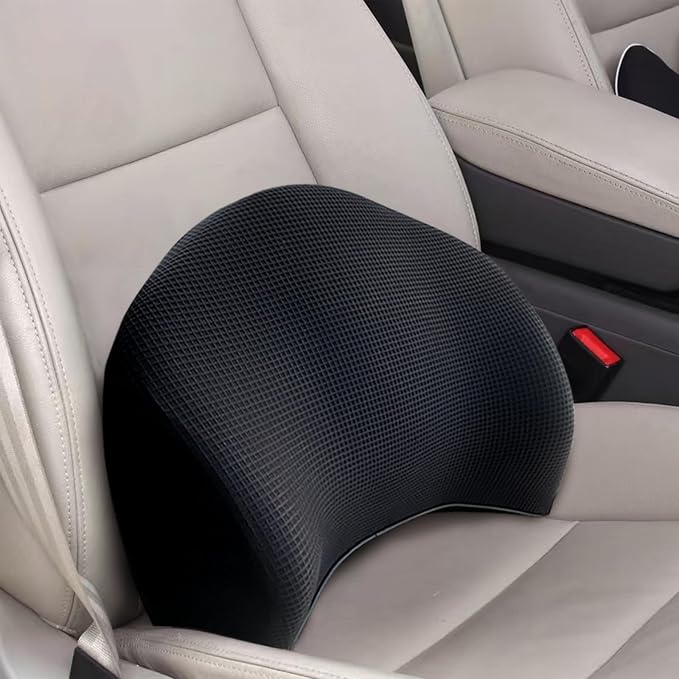 Lumbar Support Pillow for Car, 100% Memory Foam Lumbar Pillow by SPRFUFLY