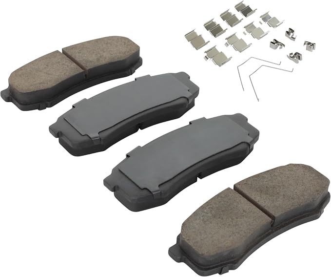 Premium Ceramic Rear Brake Pads Compatible - Image 2