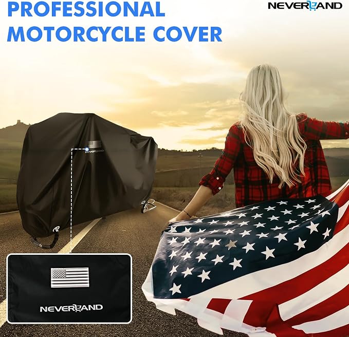 NEVERLAND Motorcycle Cover Waterproof Outdoor - Image 5