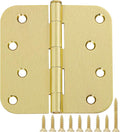 18 Pack 4 In Exterior Door Hinges Outdoor Brushed Brass Door Hinges Satin Gold by TDCHINGES