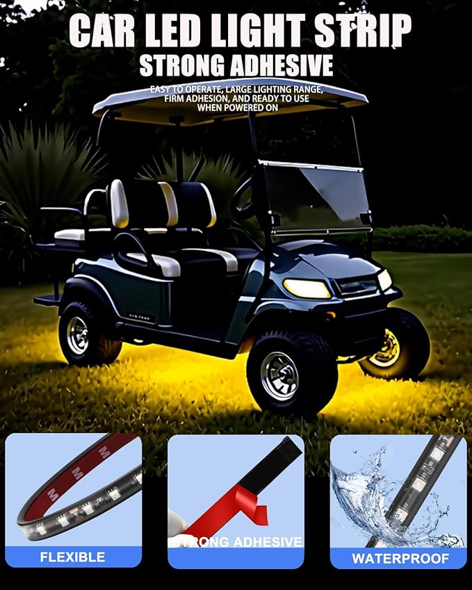 Keiurot 12V Led Light Strip 32CM Waterproof Led Light Strips - Image 3
