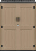 DWVO 59 Cu. Ft. Vertical Storage Shed, Weatherproof Outdoor Tall Cabinet by DWVO