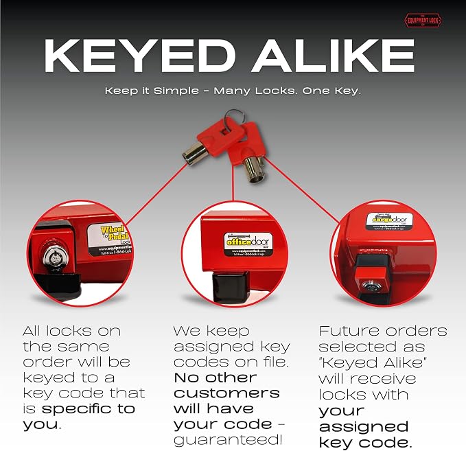 Equipment Lock Heavy Duty Wheel Lock - Image 6
