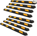 Rubber Parking Curb Garage Floor Stopper, Guide Wheel Stopper by TOOLSEMPRE