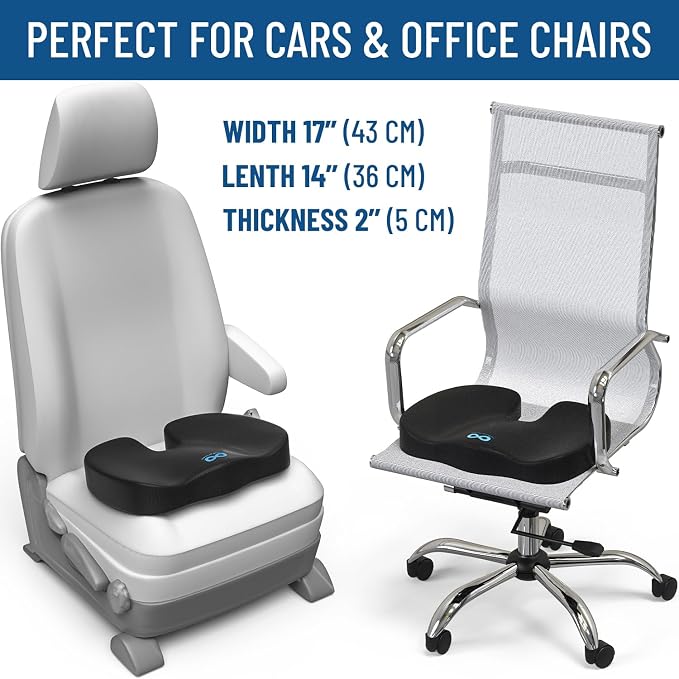 Everlasting Comfort Doctor Recommended Memory Foam Seat Cushion - Image 6