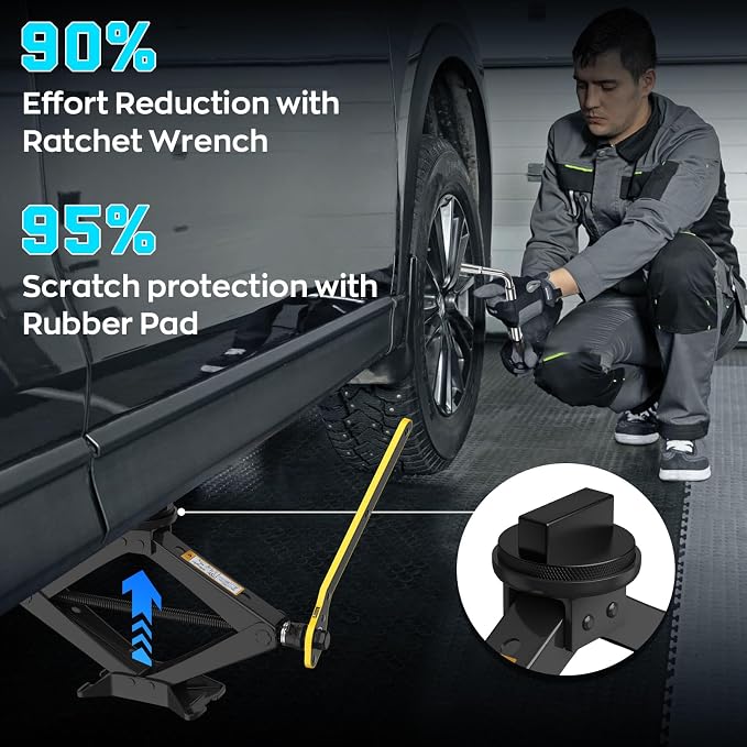 2.5 Ton Car Jack Designed for Mercedes Benz, Scissor Jack for Benz Vehicle - Image 4
