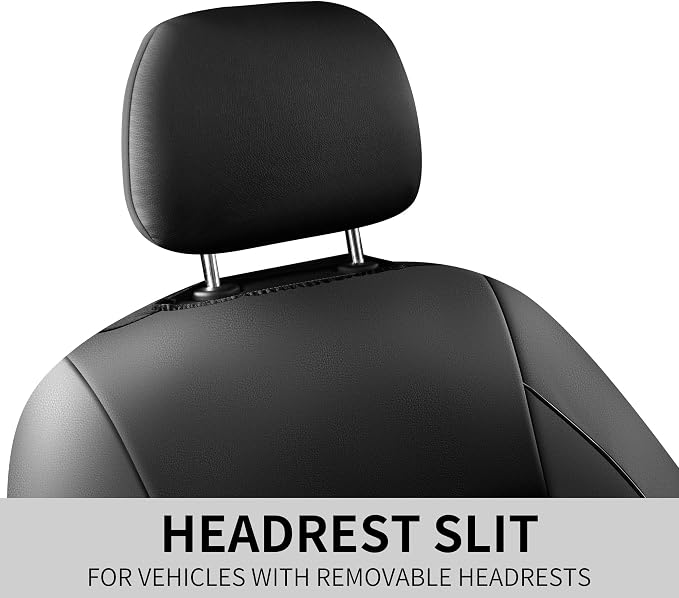Leather Car Seat Covers, Breathable and Waterproof Napa Leather Automotive Seat - Image 8