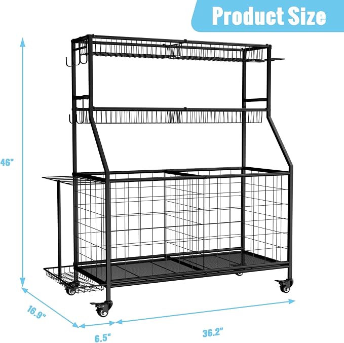 WUC Sports Equipment Organizer - Image 2