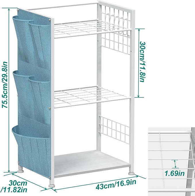 YBING Garden Tool Organizer, Yard Tool Stand - Image 2
