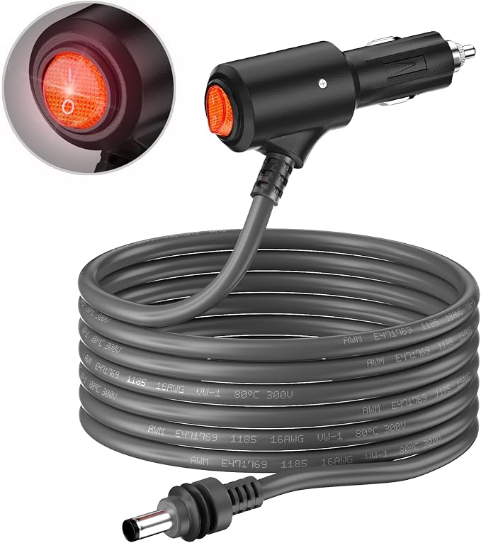 Starlink Mini Cable, 10FT Starlink Mini Car Charger DC Power Cable, 12V-48V by InnovationMeetsGrillingLife