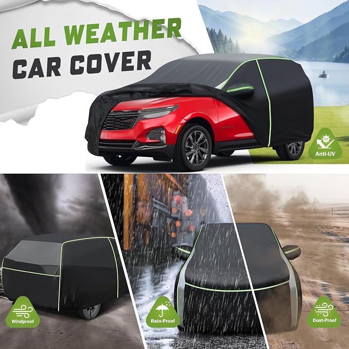 Mixsuper Liner Car Cover for Chevrolet Equinox/GMC Terrain 2005-2026, 7 Layers - Image 4
