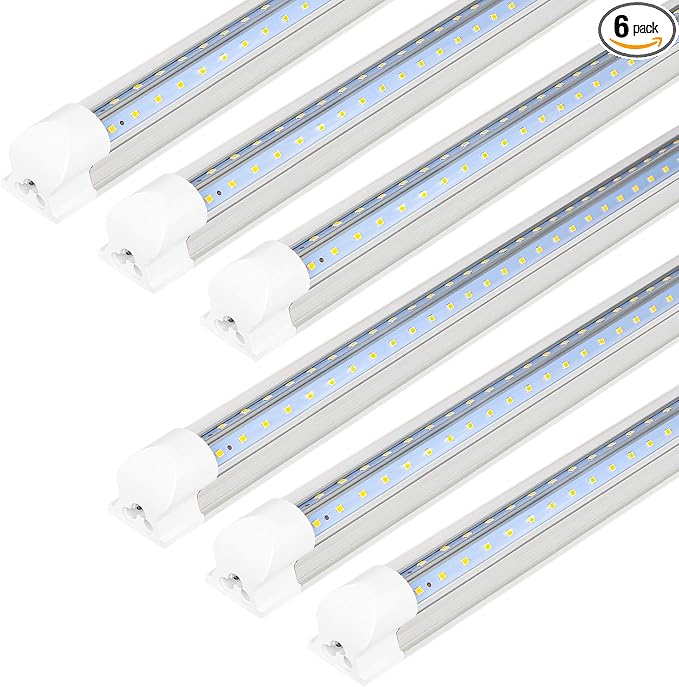 hykolity 6 Pack 4FT LED Shop Light, 6500K Super Bright White, V Shape by hykolity