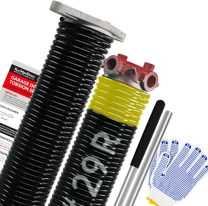 Pair of 1.75" Garage Door Torsion Springs Set by KaiMinDogzGarageDoorSpring