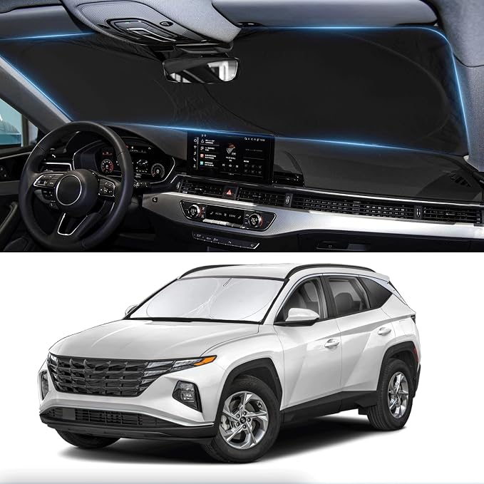 Custom Fit Tucson Windshield Sunshade by INSAUTO