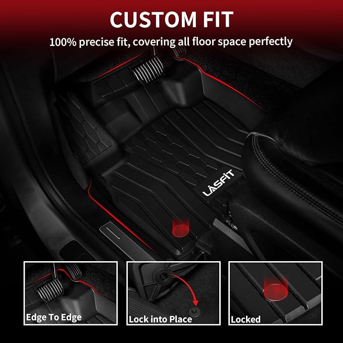 LASFIT Floor Mats Fit for Lincoln Nautilus 2019-2023/ for Lincoln MKX 2018 2017 - Image 2