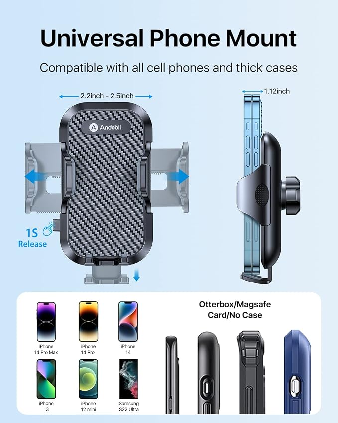 Danmus® Upgraded Car Cup Holder Phone Mount - Image 6