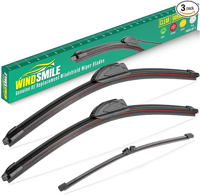 22" 22" 11" Windshield Wiper Blades Replacement by WINDSMILE