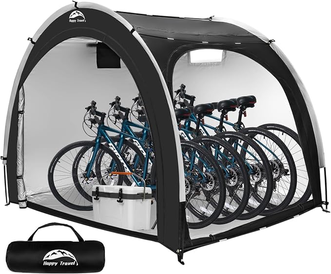 Happy Travel Bike Storage Shed Tent, Outdoor Portable Bicycle Storage Sheds by HappyTravel
