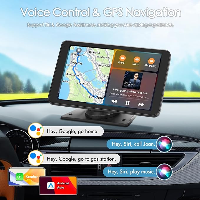Portable Wireless Carplay Car Stereo - Image 3