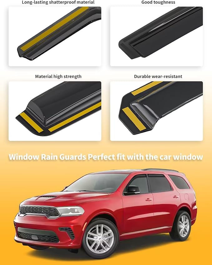 in-Channel Window Rain Guards Fit - Image 8
