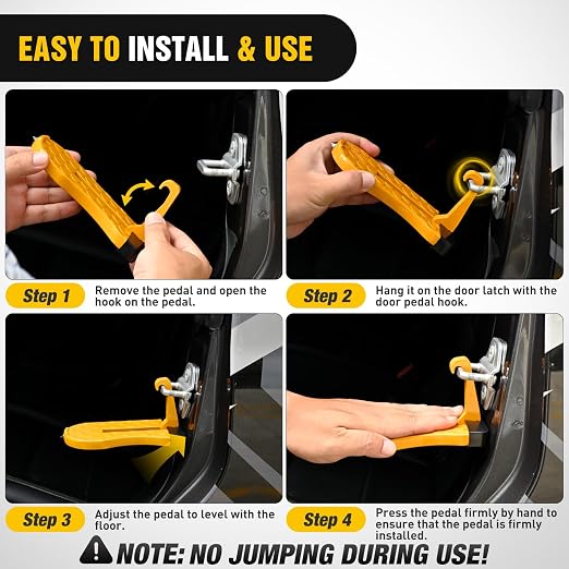 Nilight Car Door Step for Roof Access Universal Car Step Hook for Roof SUV - Image 7