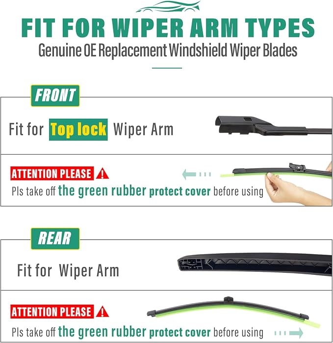 26" 16" 13" Windshield Wiper Blades Replacement - Image 8