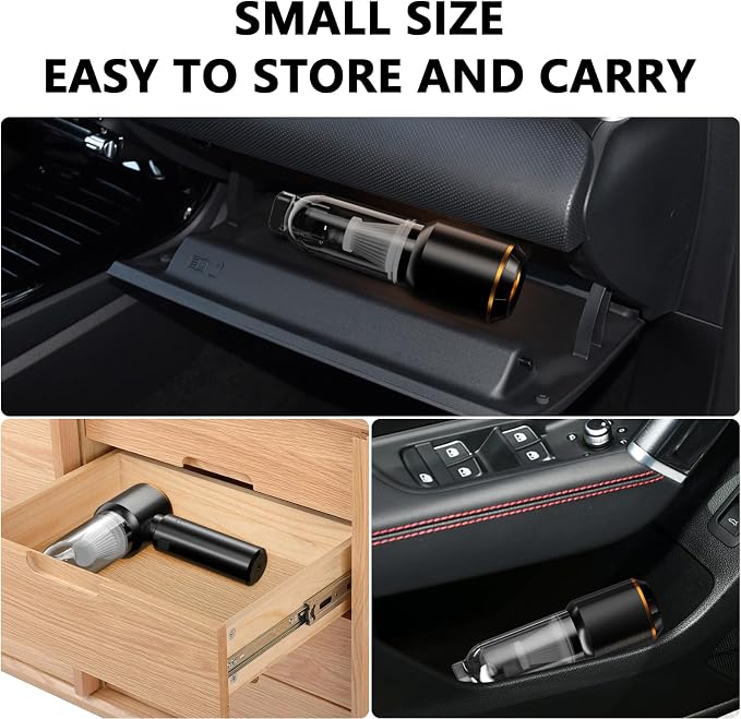 Handheld Vacuum, Car Vacuum Cleaner, 4-in-1 20000PA High Power Portable - Image 6