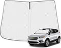 Windshield Sun Shade for 2013-2019 Ford Escape Accessories Thicken 6-Layer by Canvcle