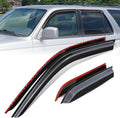 Auto Dynasty Set of 4 Carbon Fiber Pattern Window Visors Compatible by AutoDynasty