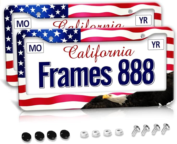 American Flag License Plate Frame American Flag License Plate Holder American by pmzrao