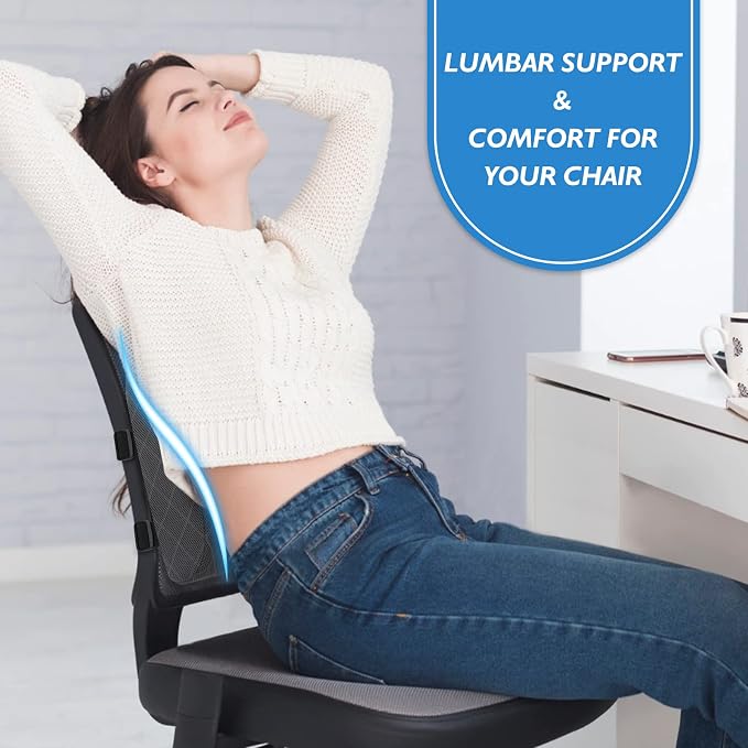 Lumbar Support Pillow for Office Chair Back Support Lumbar Pillow for Car - Image 7