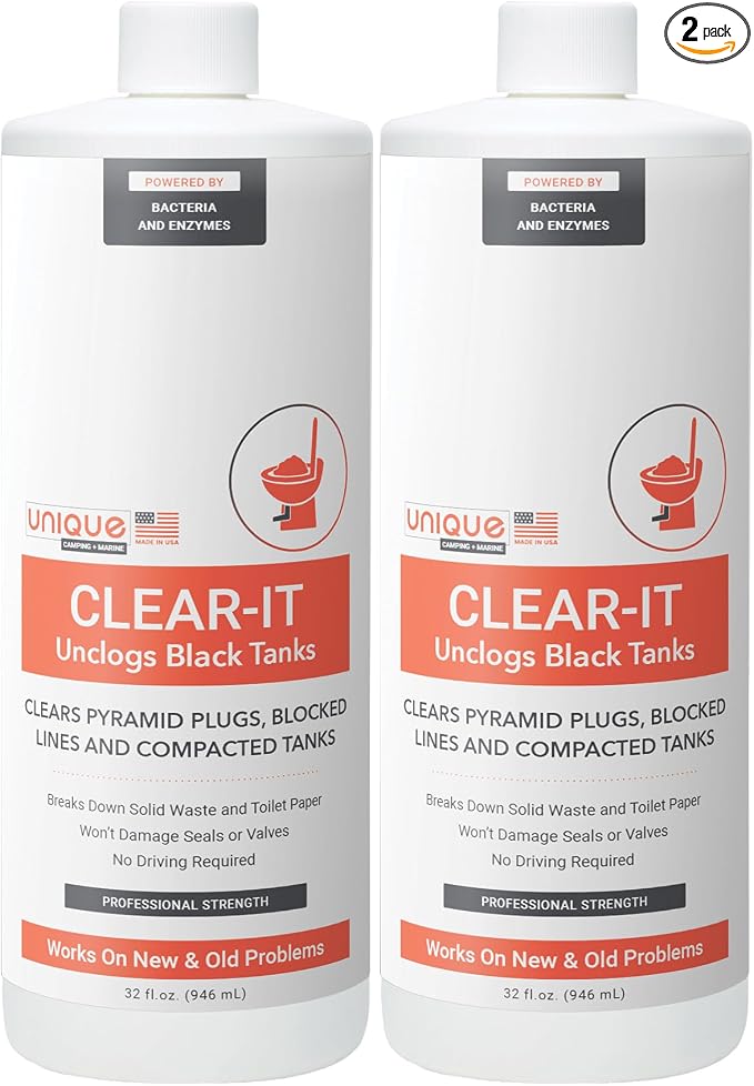 Unique Clear-It RV Black Tank Unclogger Liquid by Unique
