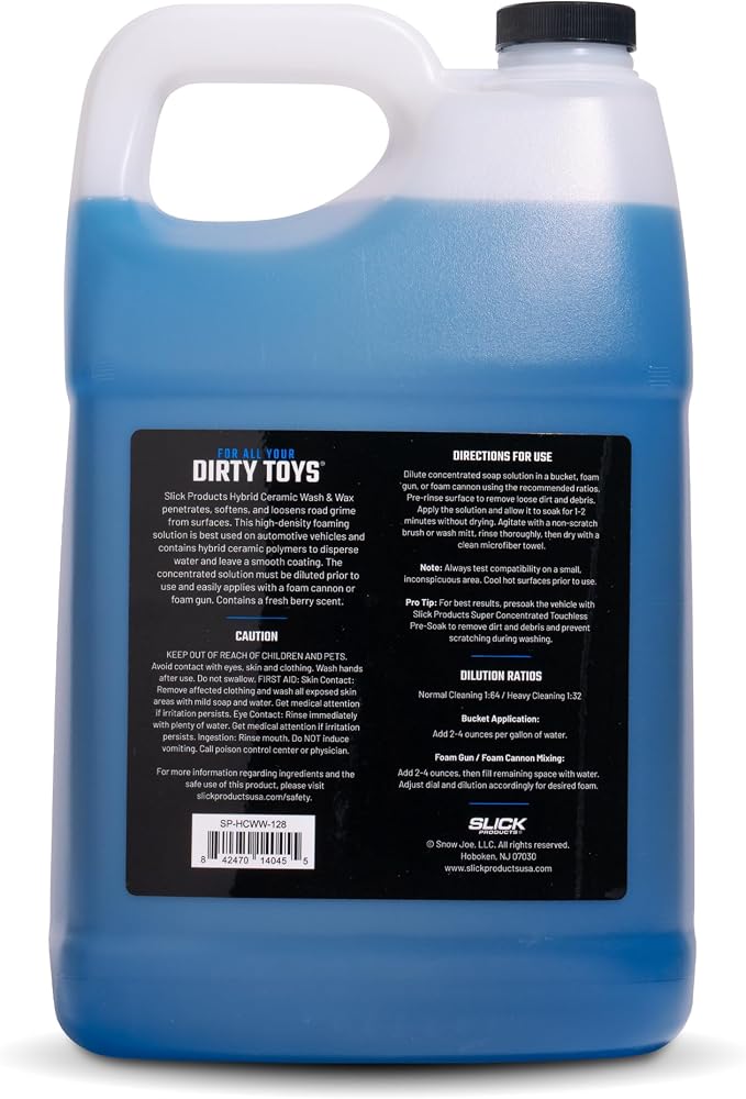 Slick Products Wash & Wax Extra Thick Foaming Cleaning Solution Motorcycle - Image 2