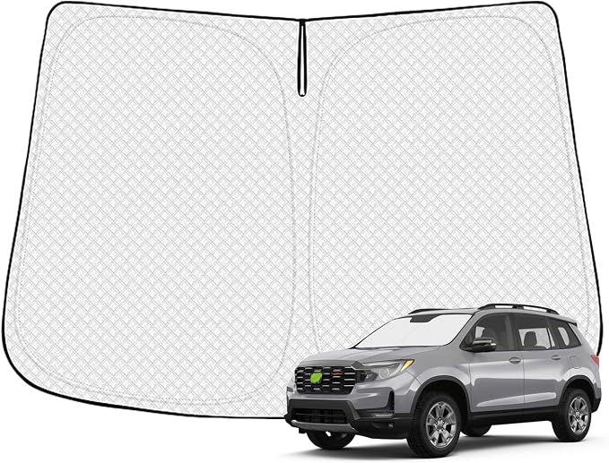 Windshield Sun Shade for 2019-2025 Honda Passport Sport Accessories Thicken by Canvcle
