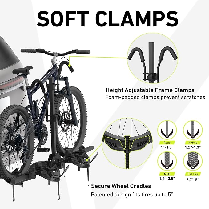 Vibrelli Hitch Bike Rack - Image 5