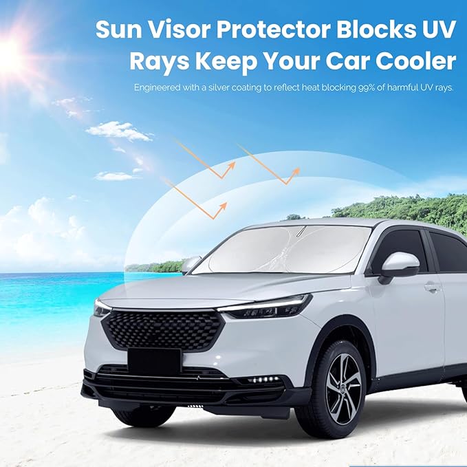 for Honda Fit 2024 Windshield Sun Shade Foldable Sunshade-for Honda Fit - Image 7